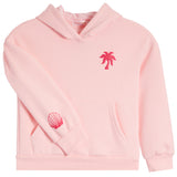 Sweatshirt With Hibiscus Palm Trees