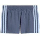 Light Blue Triple Stripe Short