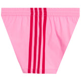 Red Triple Stripe Short