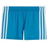 White Triple Stripe Short