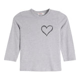 3/4 Sleeve Heart Tee