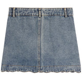 Scallop Denim Skirt