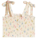 Sunny Tossed Floral Tie Top