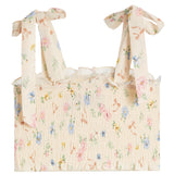 Sunny Tossed Floral Tie Top