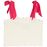 Sunny Contrast Straps Smock Top - Denny's