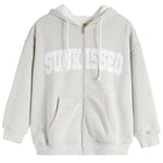 Sunkissed Roses Zip Hoodie - Denny's