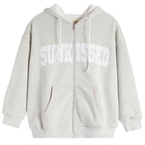Sunkissed Roses Zip Hoodie - Denny's