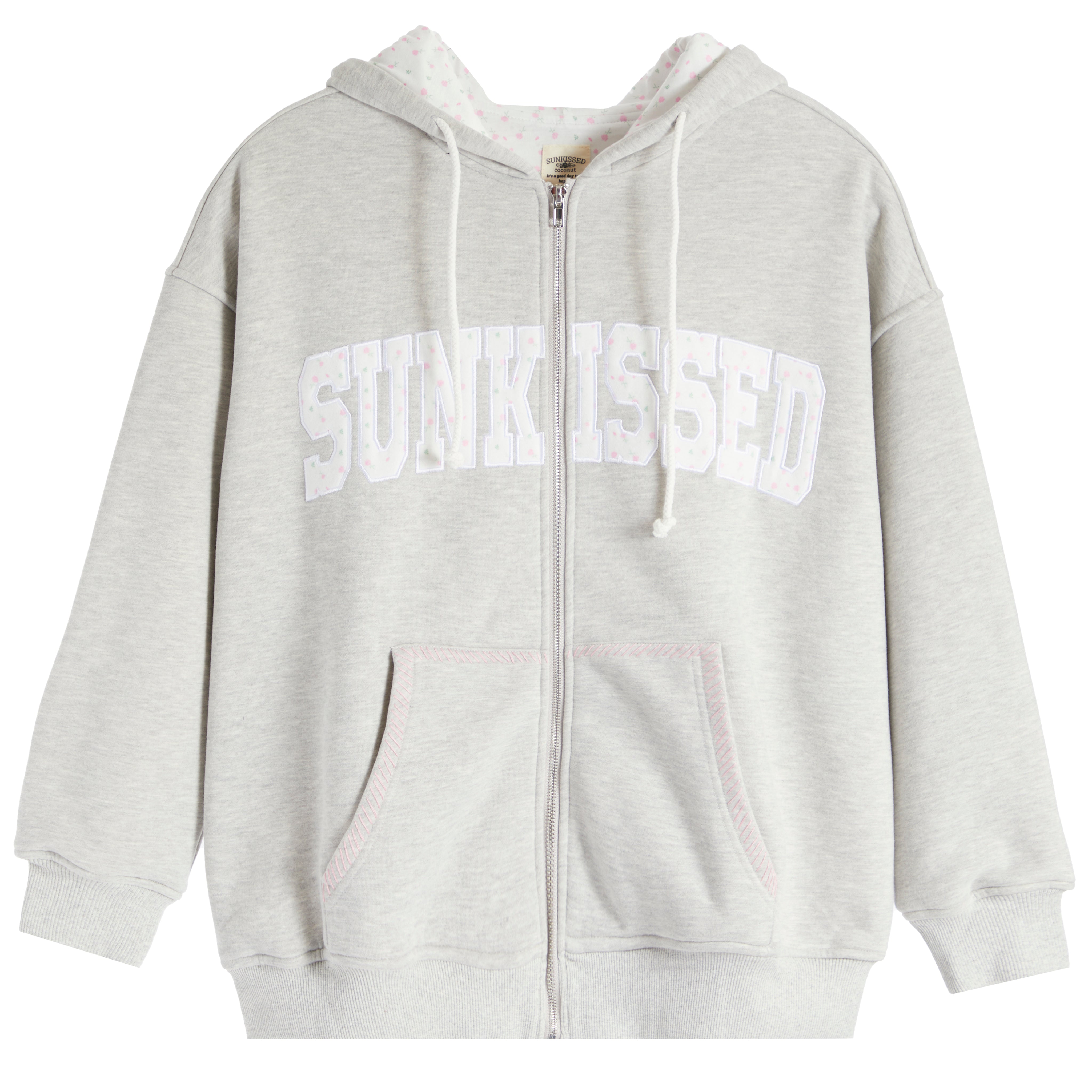 Sunkissed Roses Zip Hoodie - Denny's