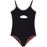 1pc Liliana With Pink Whipstitch