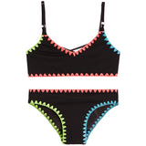 2pc Multi Whipstitch Sahara Bikini