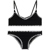 2pc Sahara Bikini With White Whipstitch