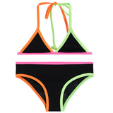 2pc Jungle Bikini With Multi Binding
