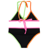 2pc Jungle Bikini With Multi Binding