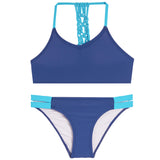 2pc Emilia Bikini With Azure Trim