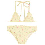 2pc Tanner Ditsy Bikini With Ruffle Trim