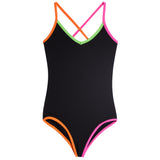 1pc Brooke Neon Binding Bathing Suit - Denny's