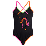 1pc Brooke Neon Binding Bathing Suit - Denny's