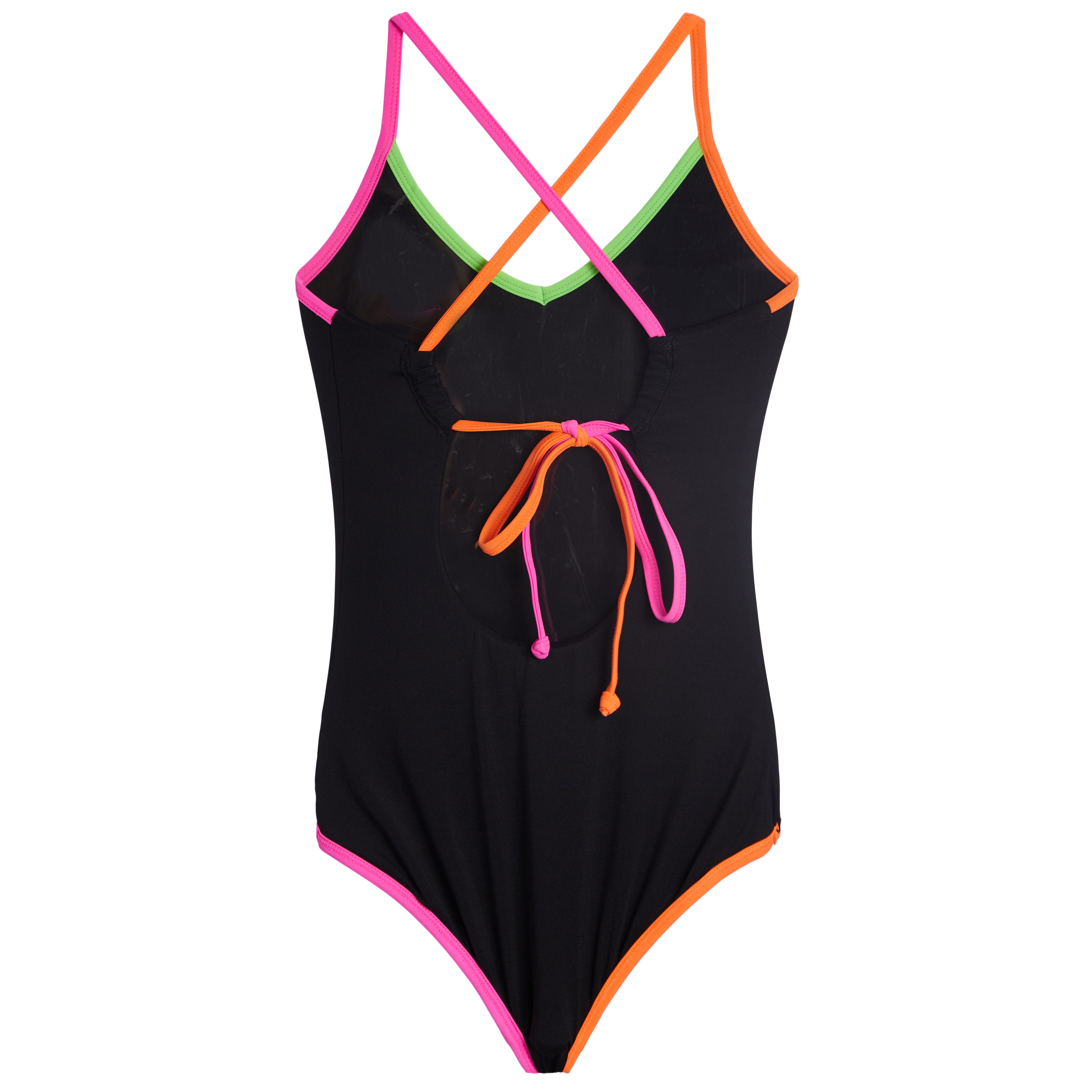 1pc Brooke Neon Binding Bathing Suit - Denny's