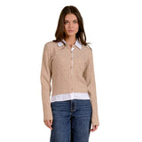 Layered Cardigan Sweater