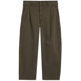 Twill Barrel Leg Pant