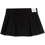 Pleasted Micro Mini Belted Skort - Denny's