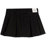 Pleasted Micro Mini Belted Skort - Denny's