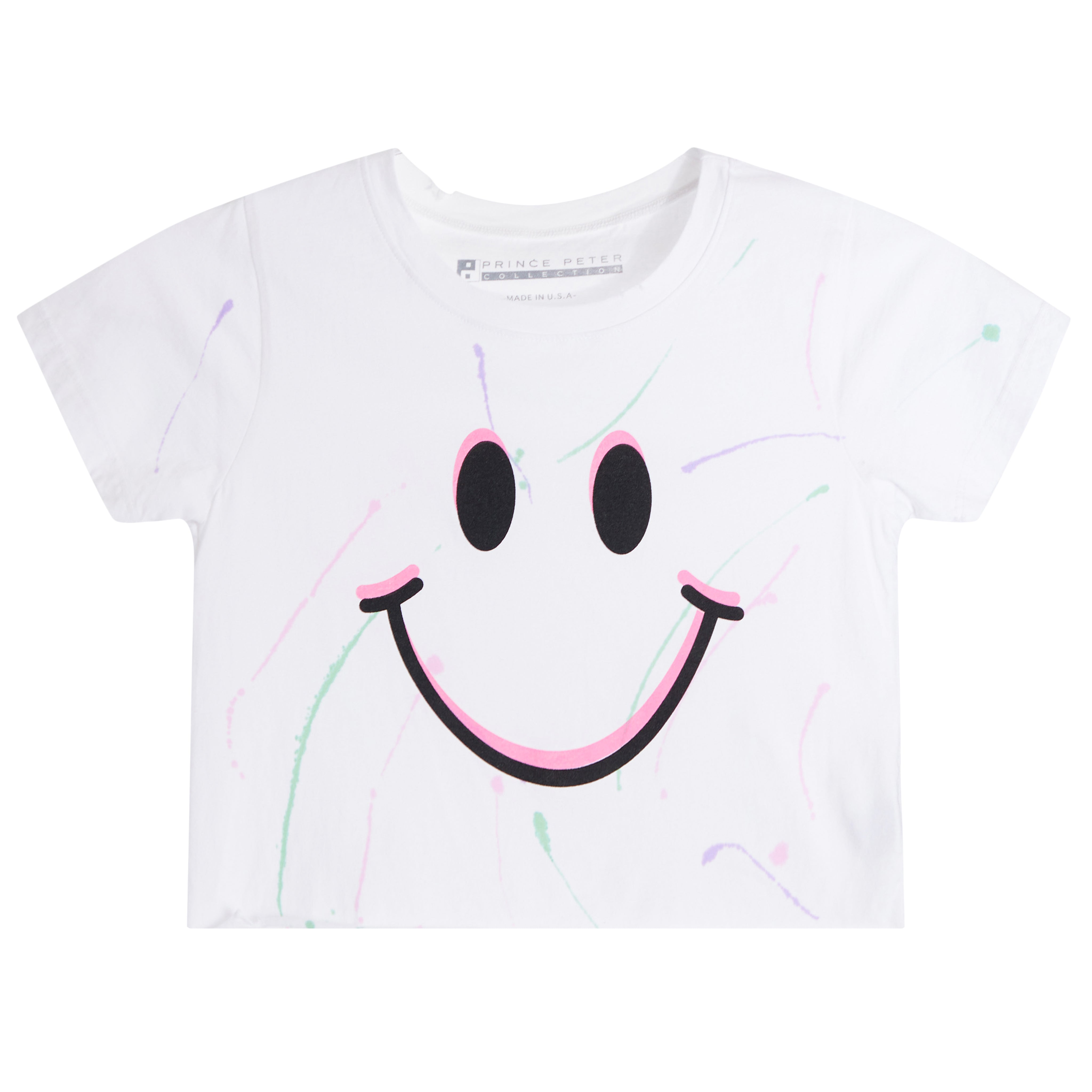 Happy Face Splatter Tee - Denny's