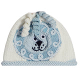 Blue Jungle Baby Sweater and Hat - Denny's