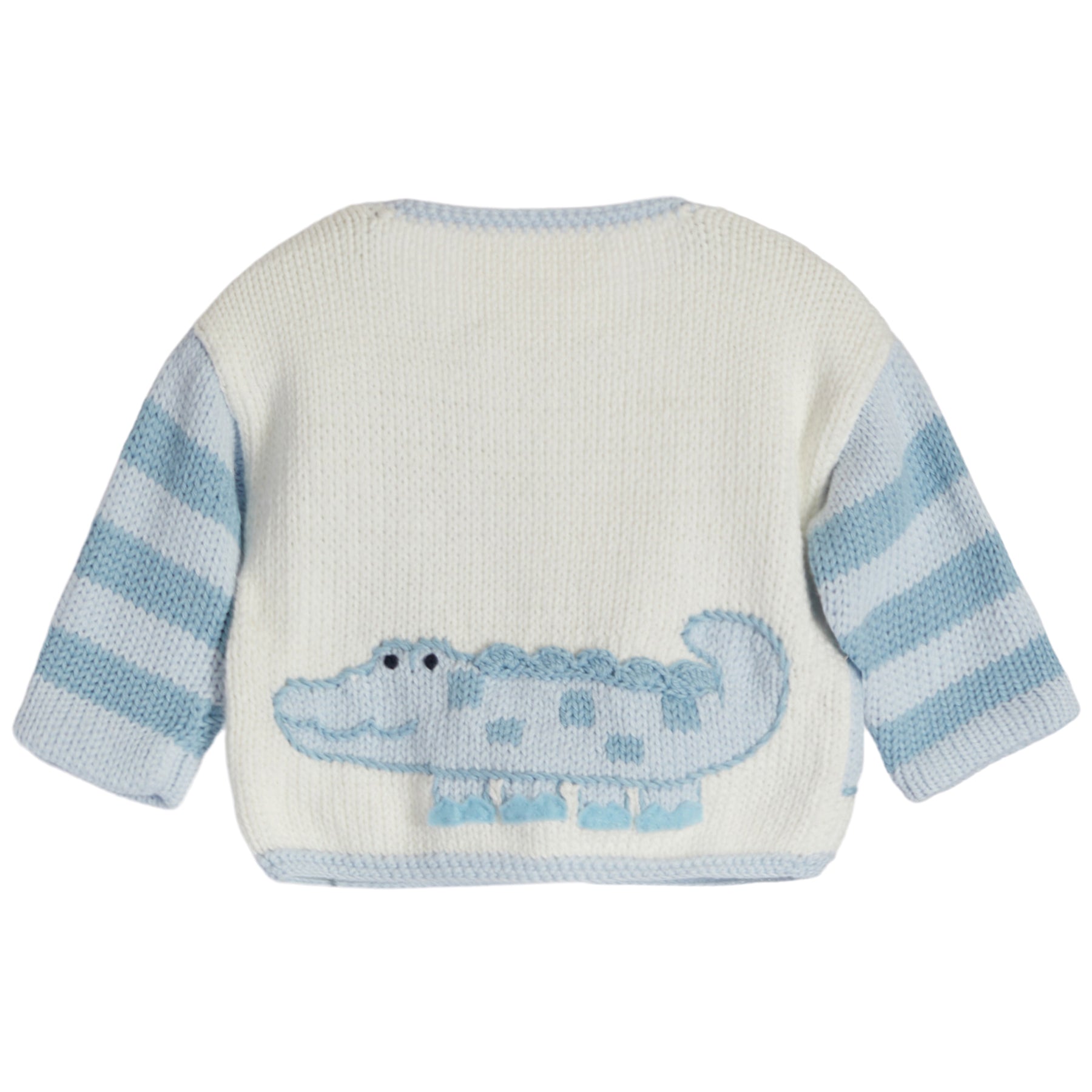 Blue Jungle Baby Sweater and Hat - Denny's