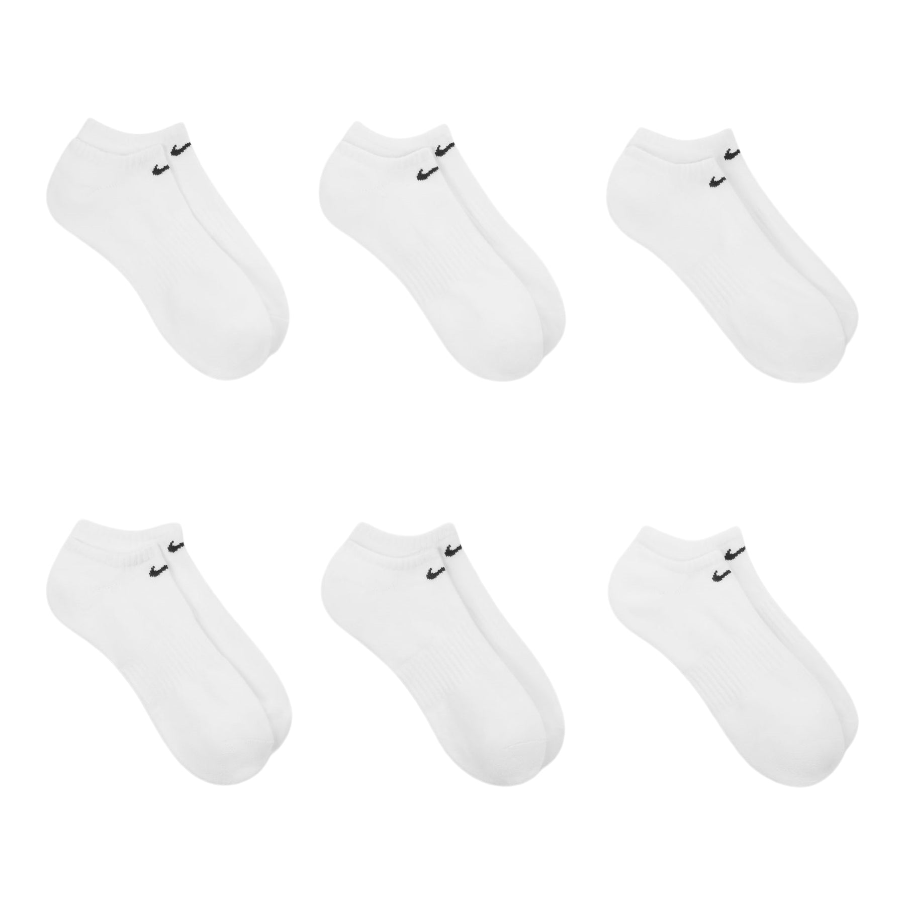 Everyday Cushioned Training No Show Sock 6pk - Denny's