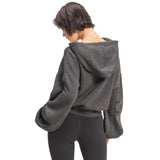 Fleece V-Neck Hoodie - Denny's