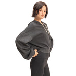Fleece V-Neck Hoodie - Denny's