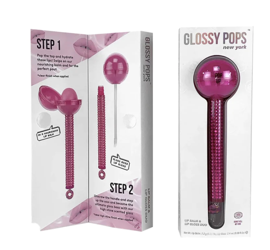 Strawberry Scent Clear Lip Balm & Gloss - Denny's