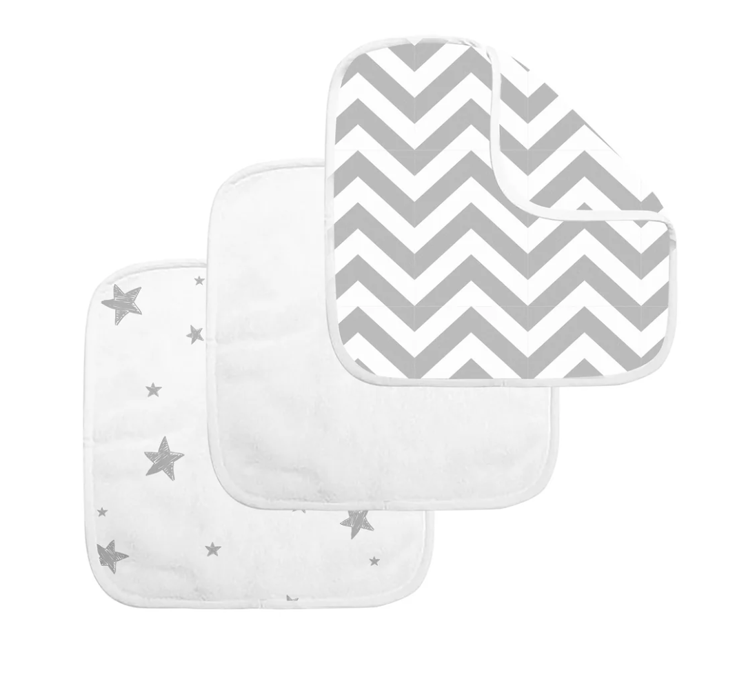 3pk Star Washcloth - Denny's
