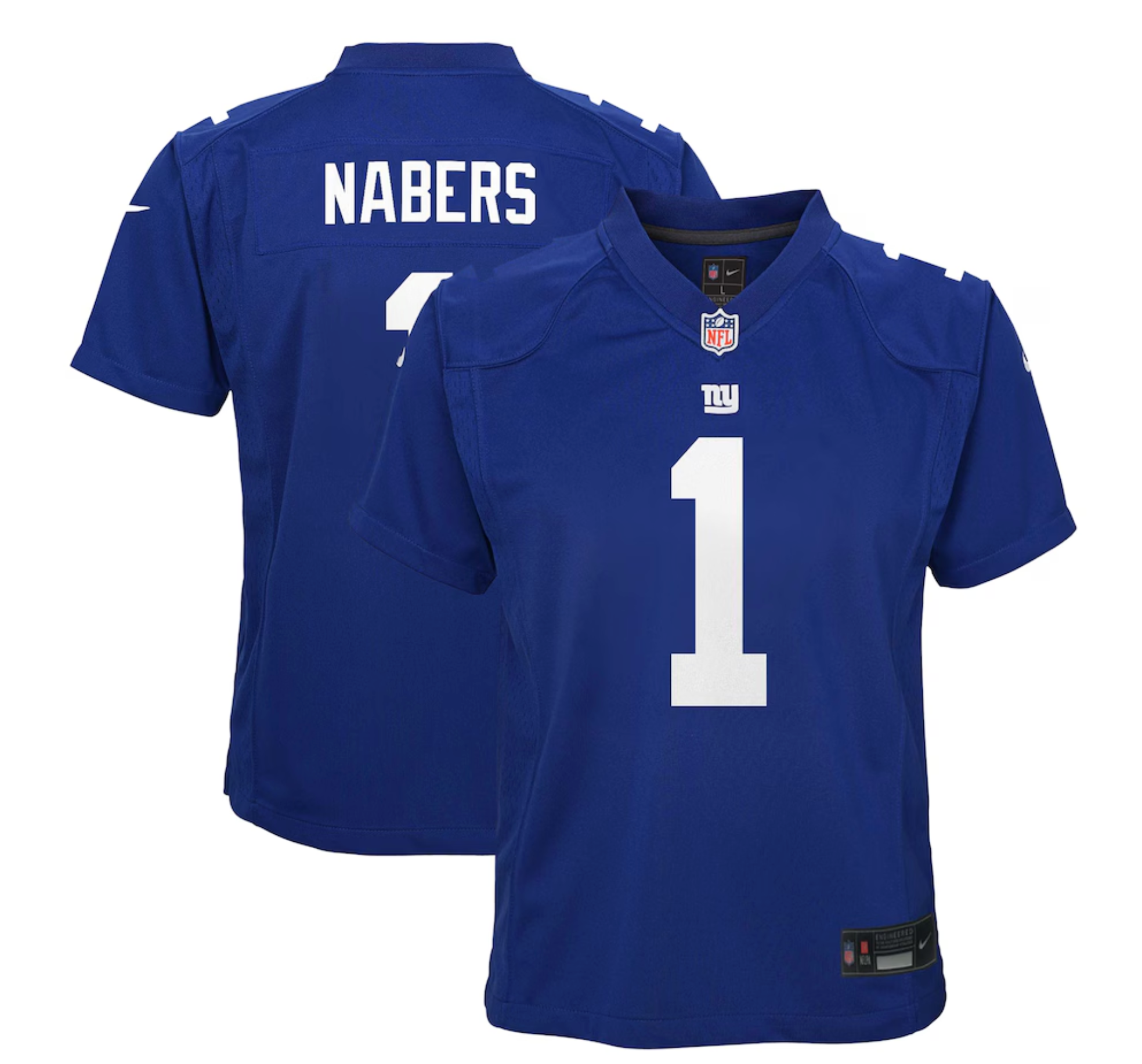 Nabers/Giants Game Jersey - Denny's