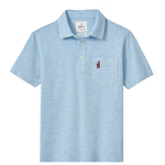 Heathered Original Polo - Denny's