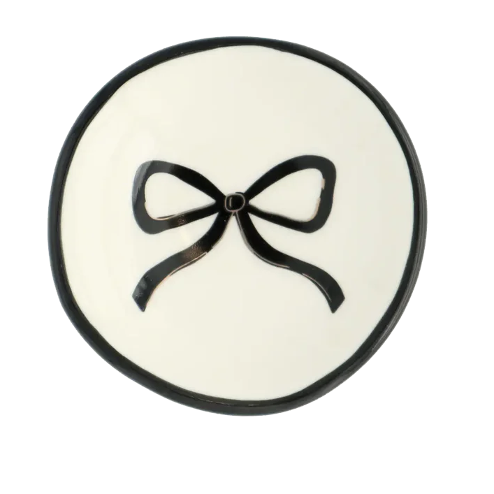 Black Bow Ring Dish - Denny's