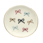 Multicolor Bows Trinket Tray - Denny's