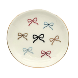 Multicolor Bows Trinket Tray - Denny's