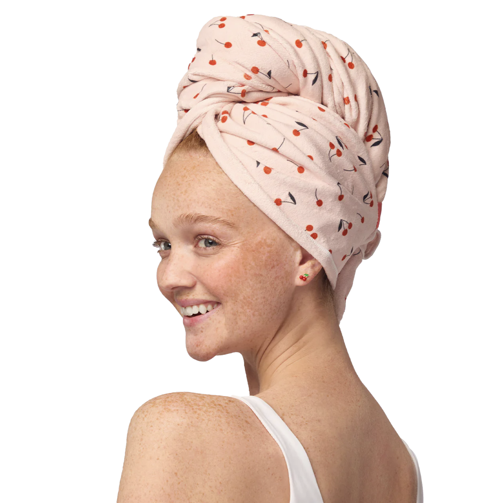 Cherry XL Tower Hair Wrap - Denny's