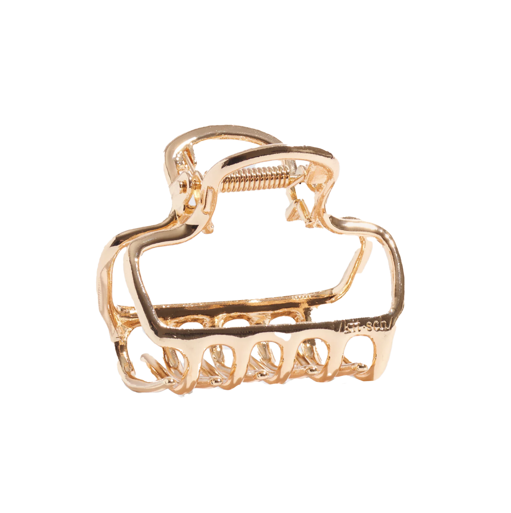 Medium Gold Half Moon Claw Clip - Denny's