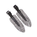 Metal Rhinestone Creaseless Clip 2pc Set - Denny's