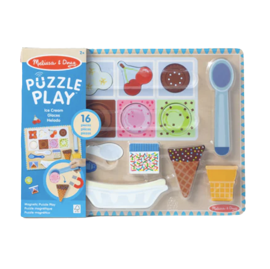 Magnetic Ice Cream Puzzle and Play Set - Denny's