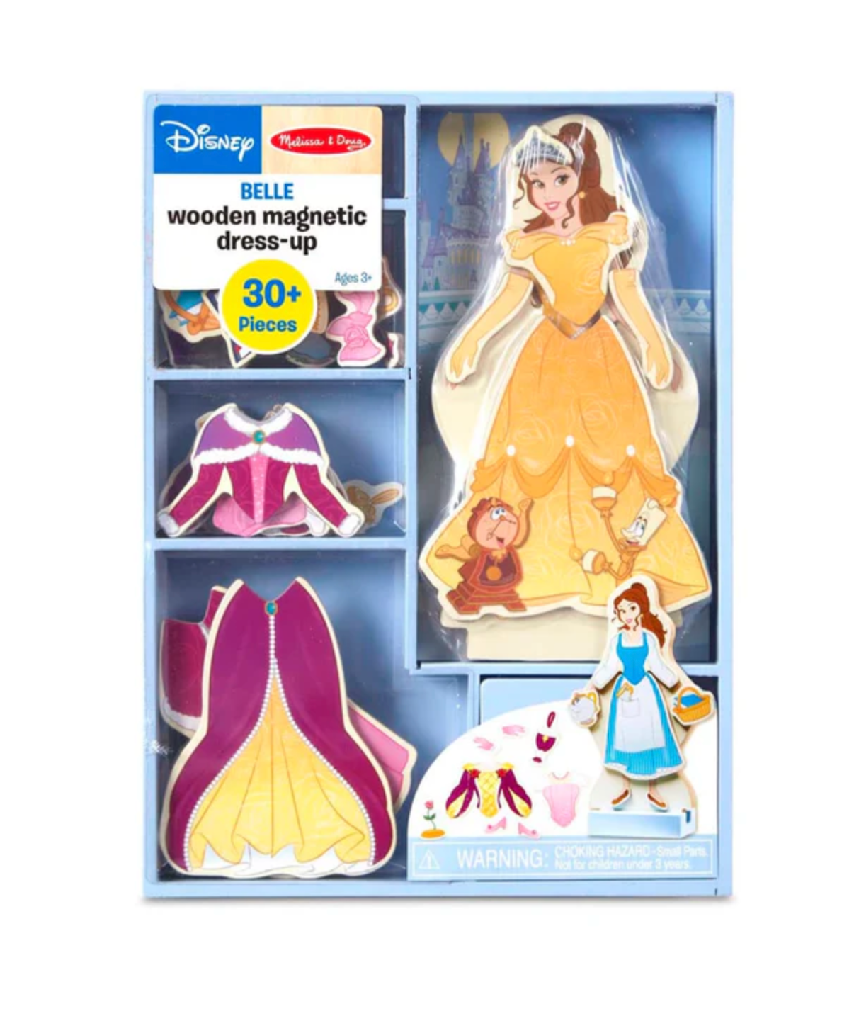 Belle Wooden Magnetic Dress-Up - Denny's