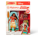 Moana Wooden Magnetic Dress-Up - Denny's