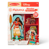 Moana Wooden Magnetic Dress-Up - Denny's