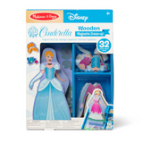 Cinderella Wooden Magnetic Dress-Up - Denny's