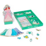 Ariel Wooden Magnetic Dress-Up - Denny's