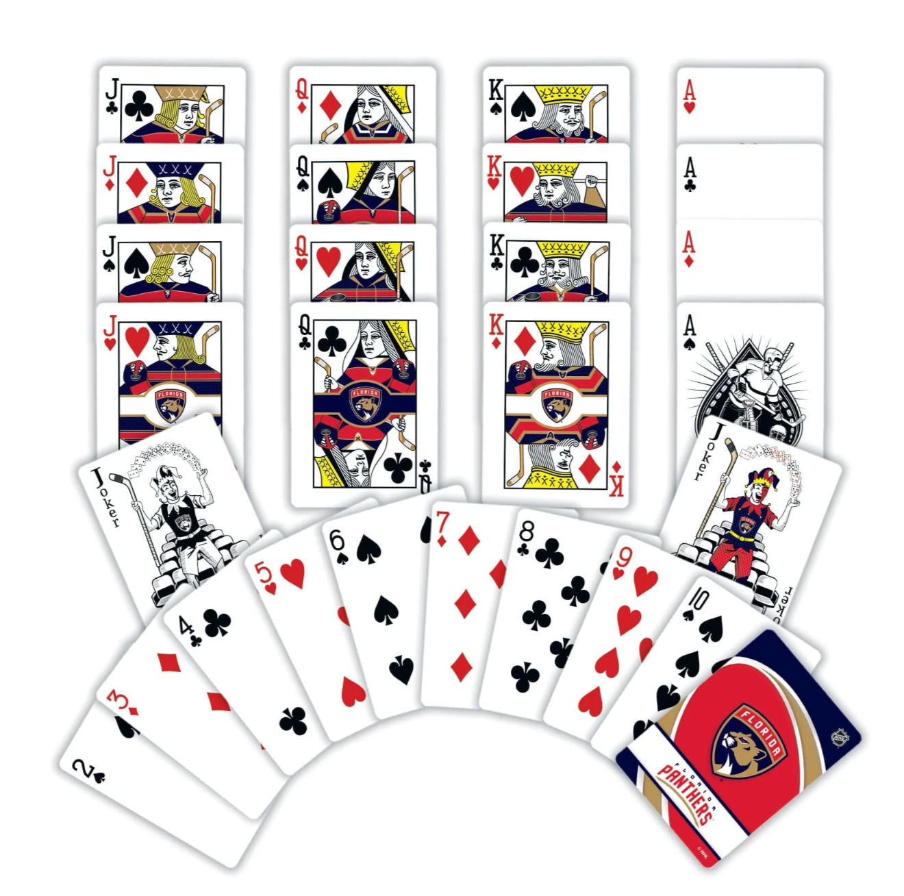 Florida Panthers Playing Cards - Denny's