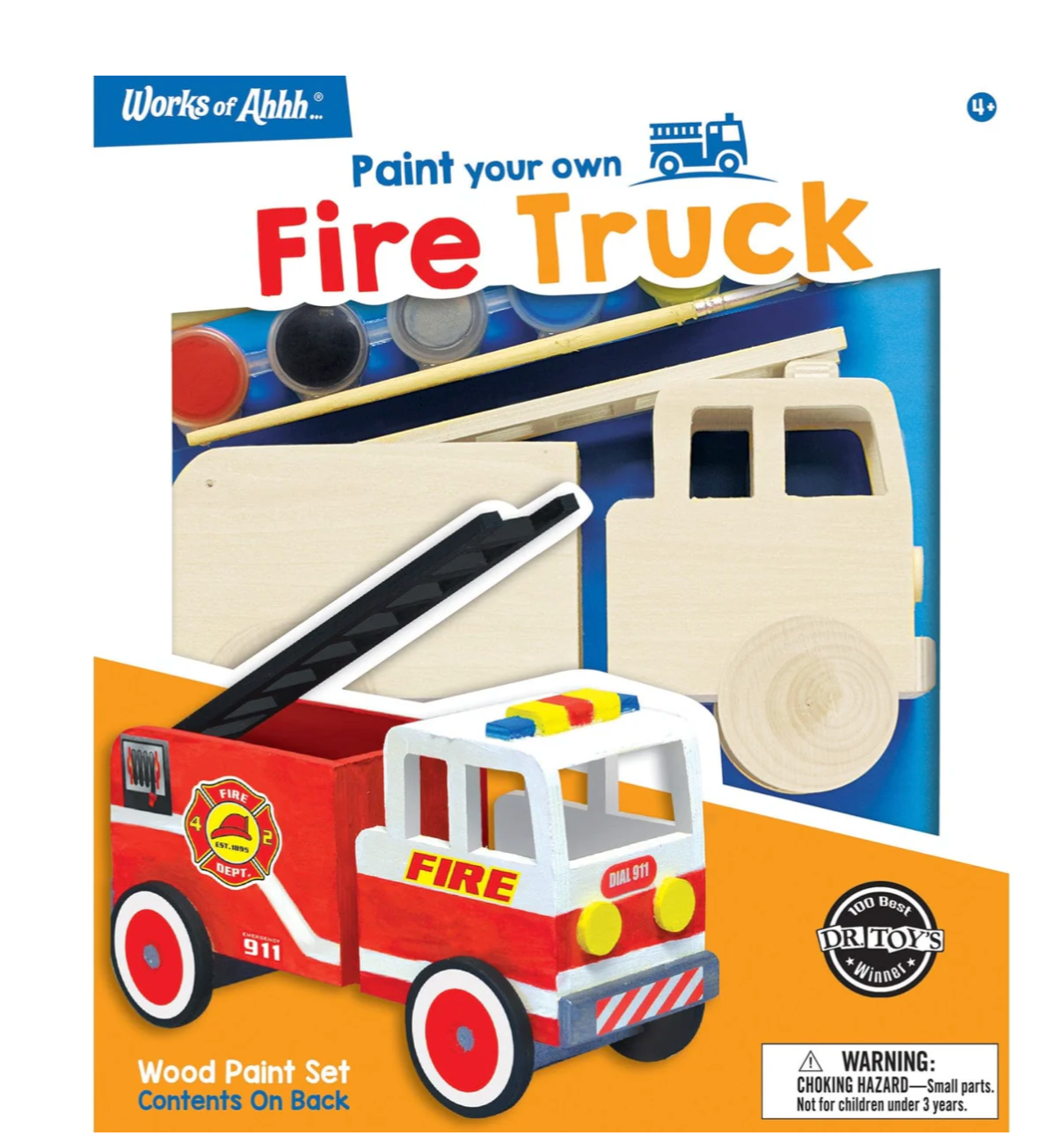 Paint Your Own Fire Truck - Denny's